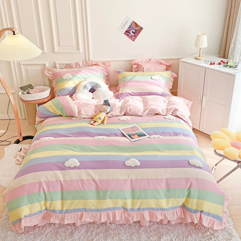 Rainbow Cotton Bedding Set