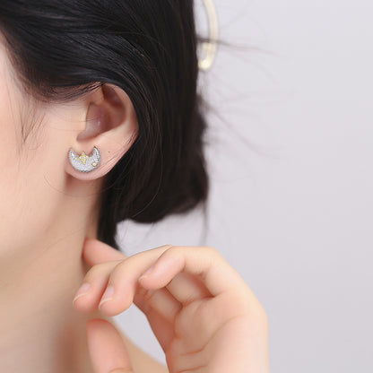 Star Moon Earrings